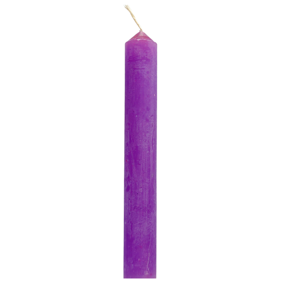 10 Velas Palito de Cor Parafina 7 Horas  (16 x 2cm)