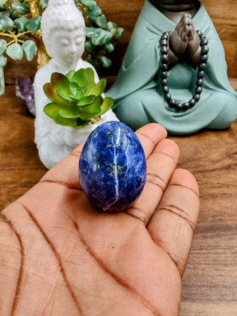 Esfera Oval de Sodalita 48G - Astral zen