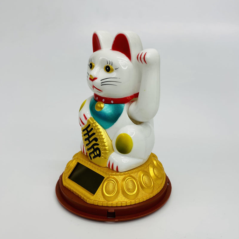 Gato da Sorte Manekineko Recarregável Solar