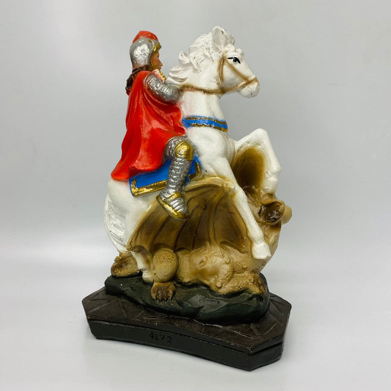 São Jorge em Cavalo Branco 13cm