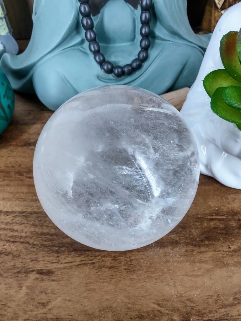 Esfera Cristal De Quartzo 422G - Astral zen