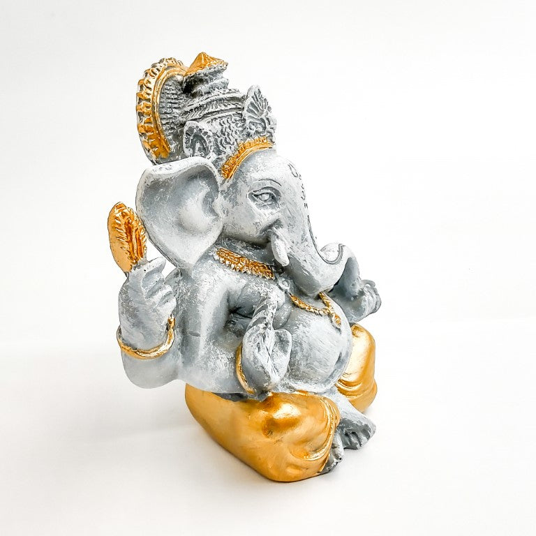 Estátua de Ganesha Cinza - Astral zen