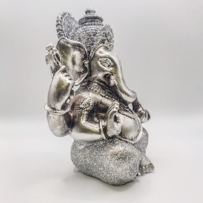 Ganesha da Sabedoria e da Fortuna Prateada