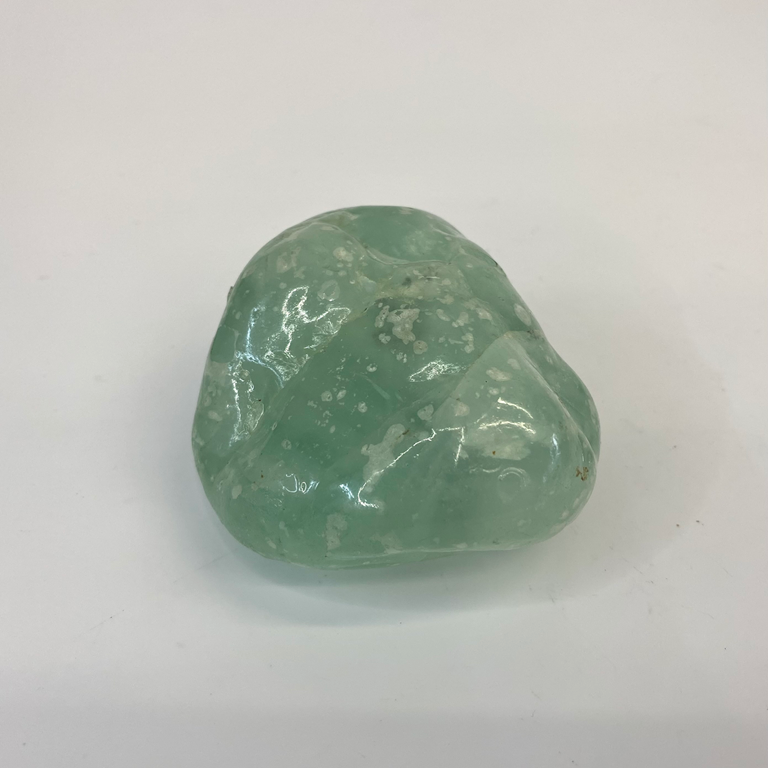 Pedra Fluorita Verde Rolada 308G