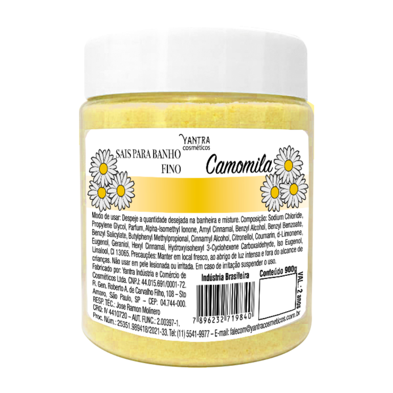 Sais Para Banho Relaxante Camomila Yantra 900g