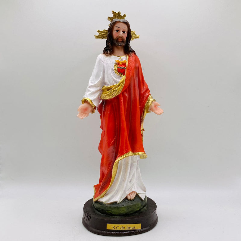 Sagrado Coração de Jesus em Resina 20 cm