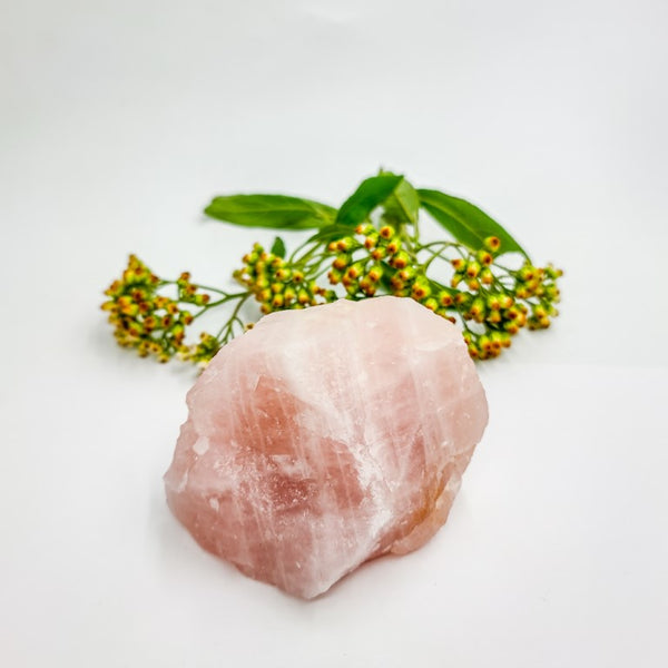 Pedra Quartzo Rosa Bruta Natural 622g - Astral zen