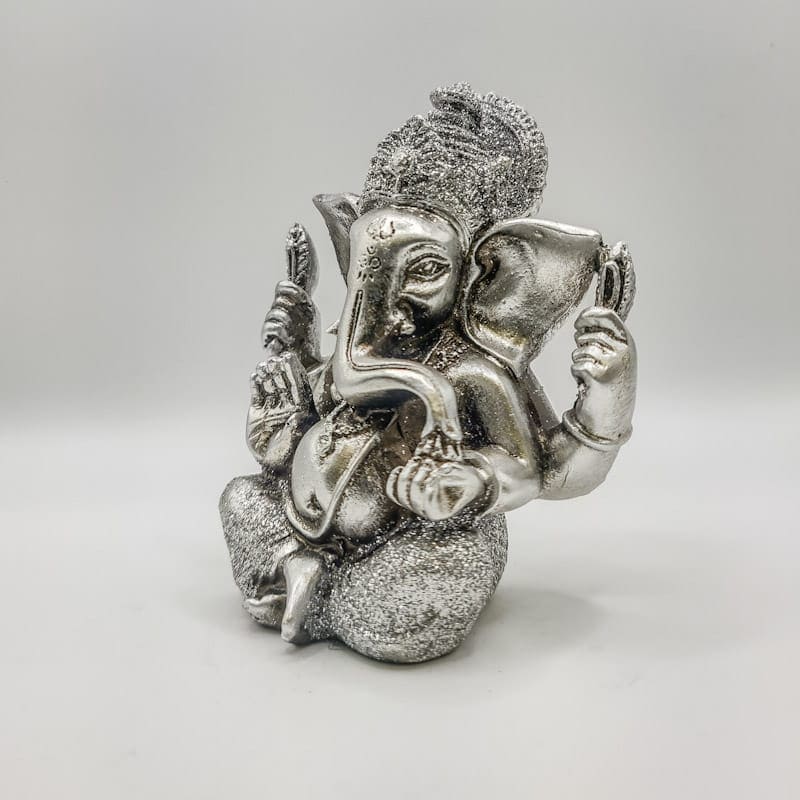 Ganesha da Sabedoria e da Fortuna Prateada