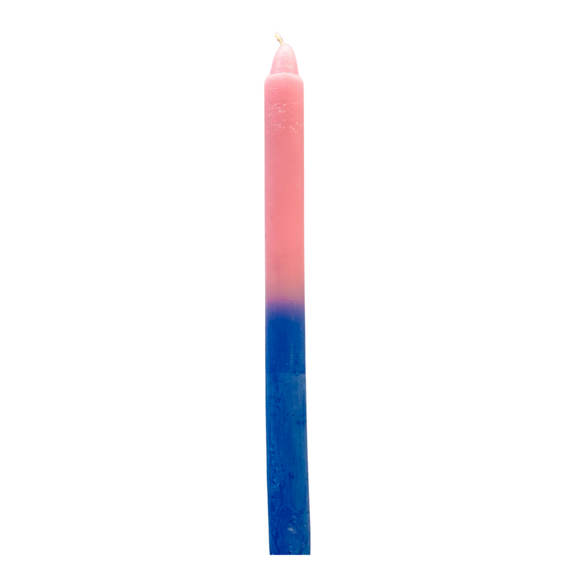 10 Velas Palito de Cor Parafina 12 Horas  (28 x 2cm)