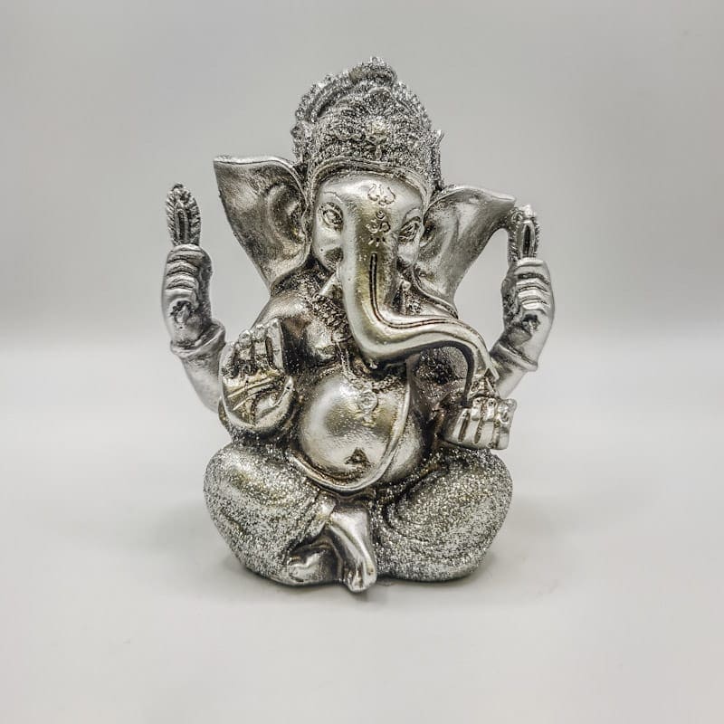 Ganesha da Sabedoria e da Fortuna Prateada