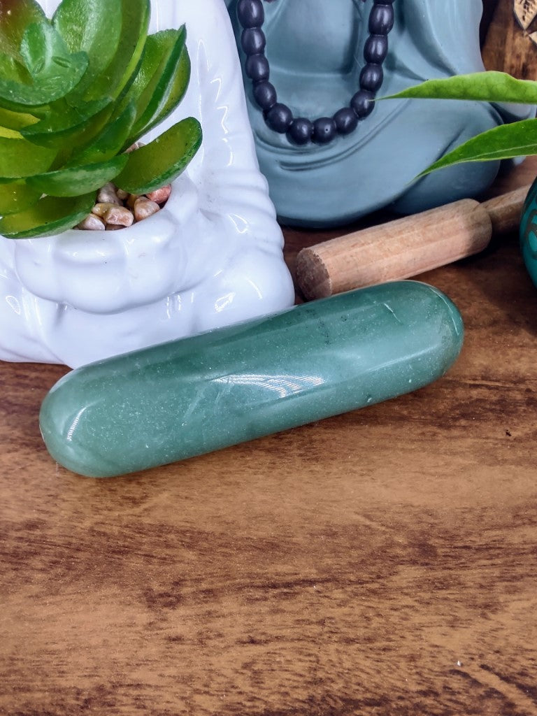 Bastão Massageador Quartzo Verde 130g - Astral zen