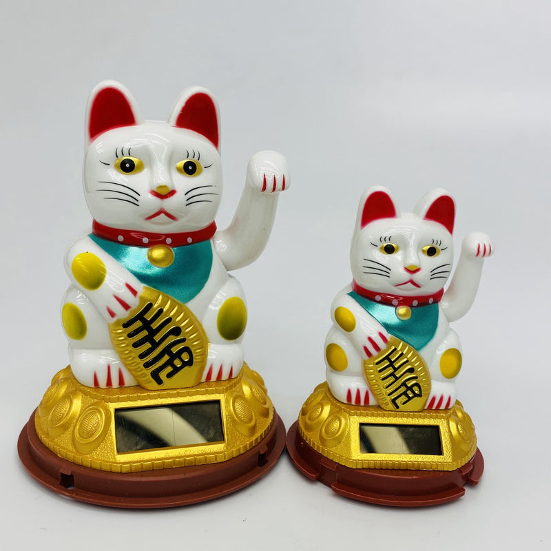 Gato da Sorte Manekineko Recarregável Solar