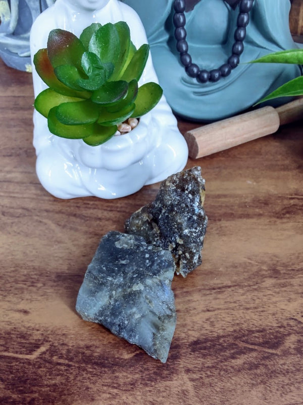 Pedra Labradorita Bruta - Kit 100g