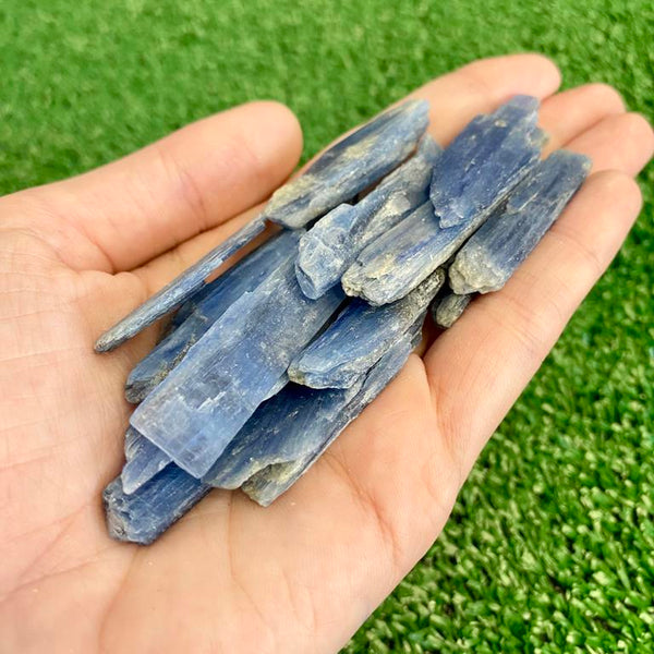 Pedra Cianita Azul Bruta Em Lascas - Kit 100g
