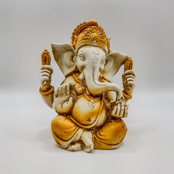 Estatueta Ganesha da Sabedoria Bege